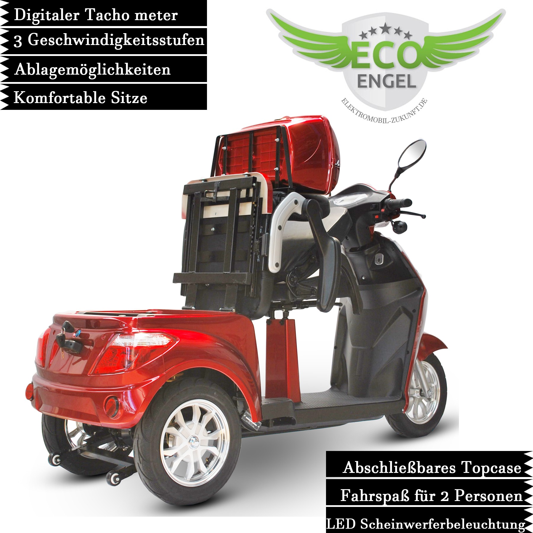 Elektro Scooter ECO ENGEL, Seniorenmobil Electro-fun von