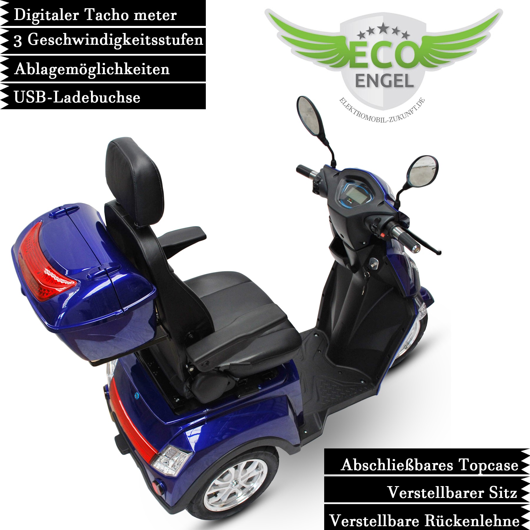 Elektro Scooter von Electro-fun Seniorenmobil ENGEL, ECO